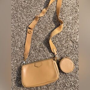 Stylish Tan Crossbody Bag Set